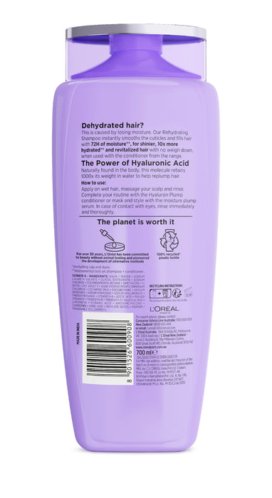 L'Oreal Elvive Hyaluronic Shampoo 700ml