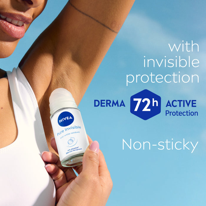 Nivea Women Deodorant Pure Invisible Roll On 50ml.