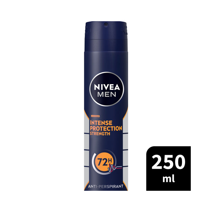 NIVEA MEN Intense Protection Strength Anti-Perspirant Aerosol 250ml.