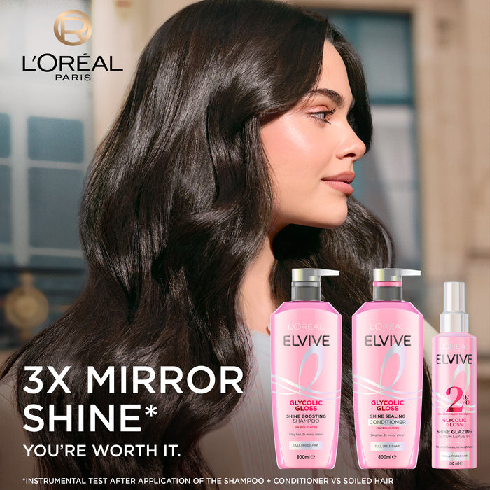 L'Oreal Paris Elvive Glycolic Gloss Shampoo 800ml