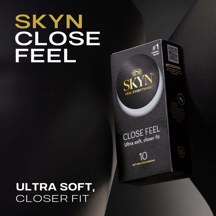 Ansell Lifestyles Condoms Skyn Close Feel Ultra Soft Latex Free 10 Pack.