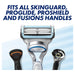 Gillette Skinguard Manual Razor + 2 Cartridge.