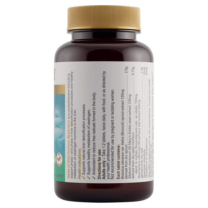 Herbs Of Gold Hormone Metabolism 60 Tablets.