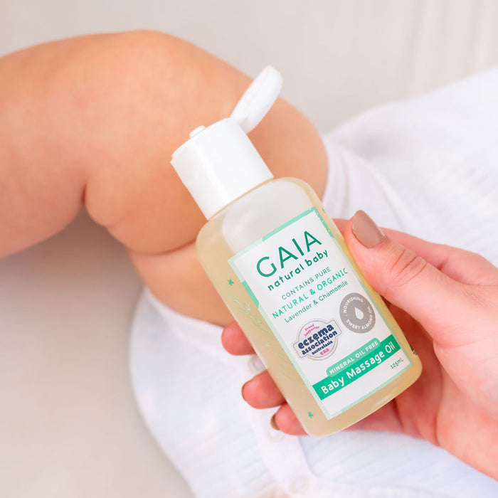 Gaia Natural Baby Baby Massage Oil 125ml.