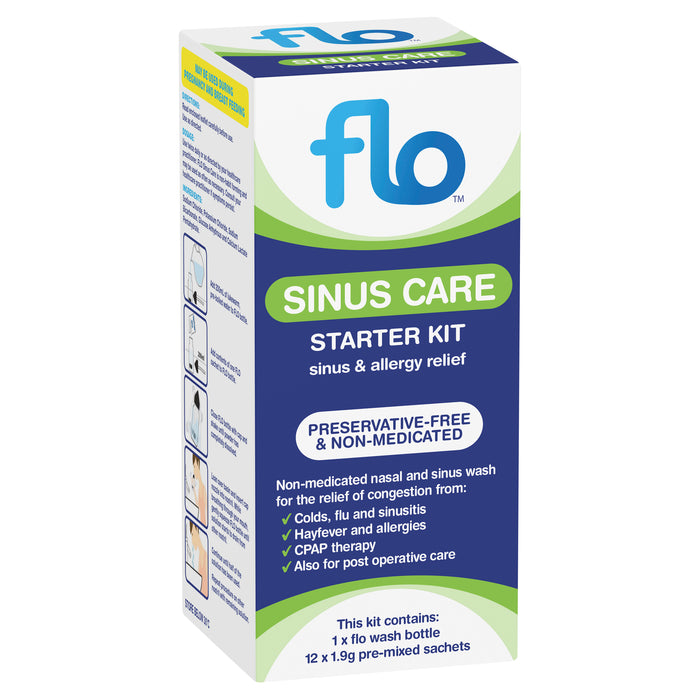Flo Sinus Care Starter Kit 12 Sachets.