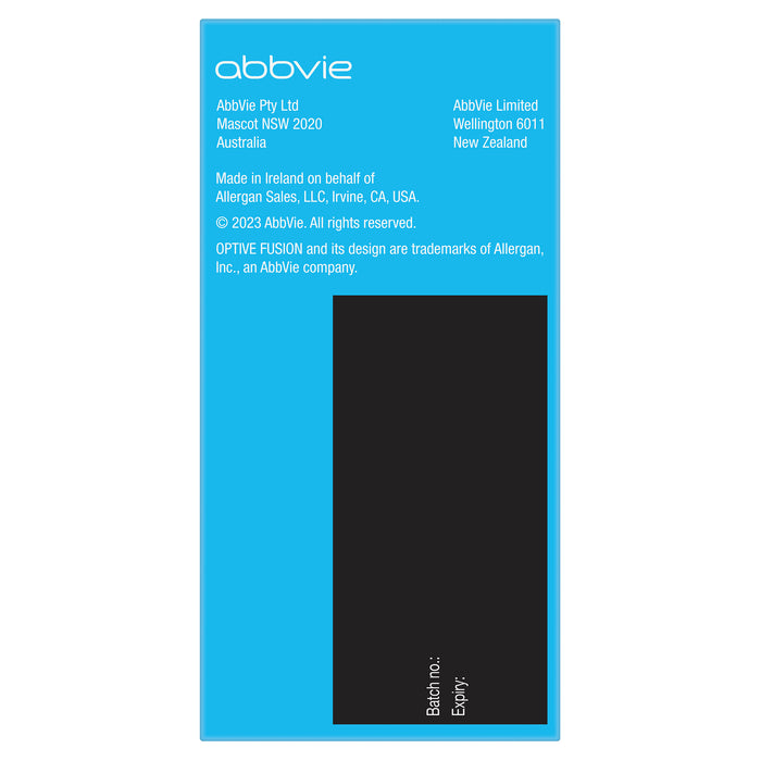 Optive Fusion Eye Drops 0.4ml x 30.