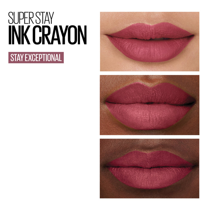 Maybelline SuperStay Ink Crayon Lipstick Stay Exceptional.