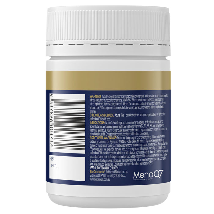 Bioceuticals Women's Essentials 120 Capsules