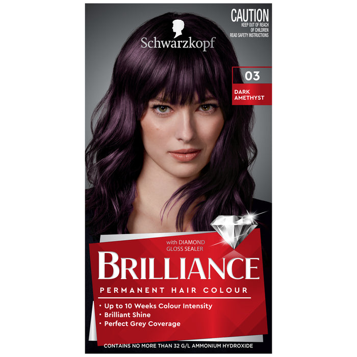 Schwarzkopf Brilliance 03 Dark Amethyst.