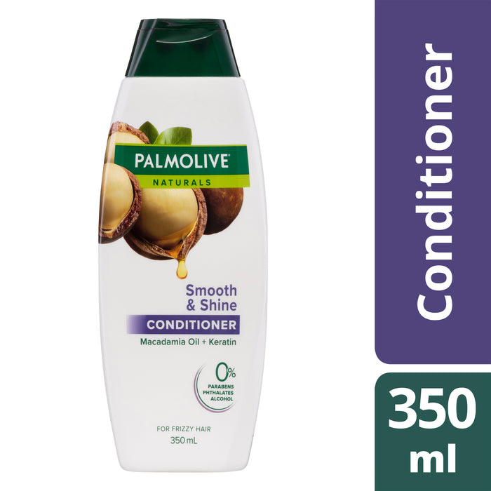 Palmolive Smooth & Shine Macadamia Oil + Keratin Conditioner 350mL