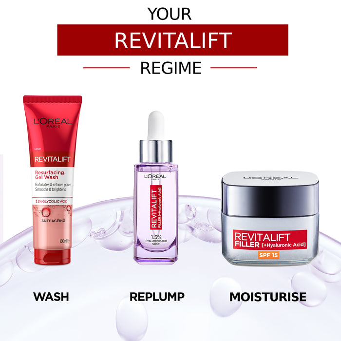 L'Oreal Revitalift Resurfacing Gel Wash 150ml.