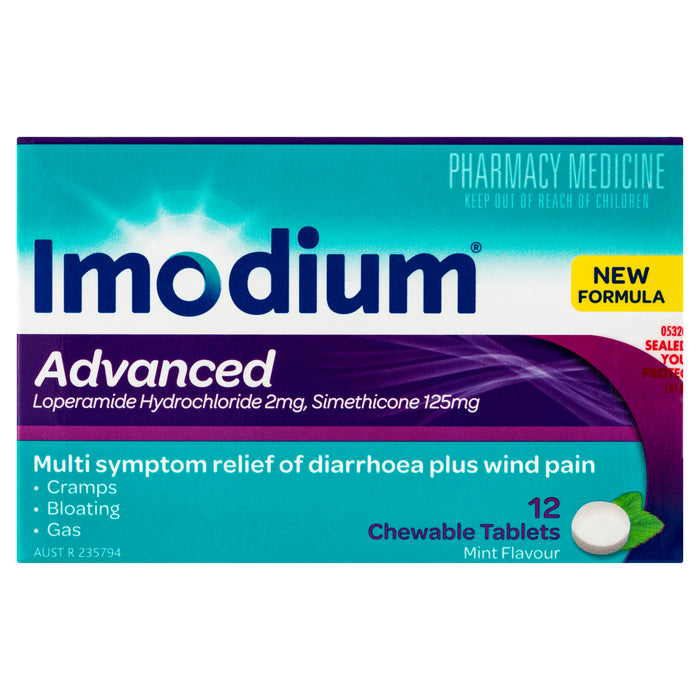 Imodium Advanced Chewable Tablets 12.
