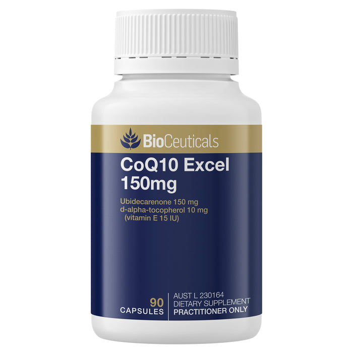 Bioceuticals Coq10 Excel 150mg 90 Soft Capsules