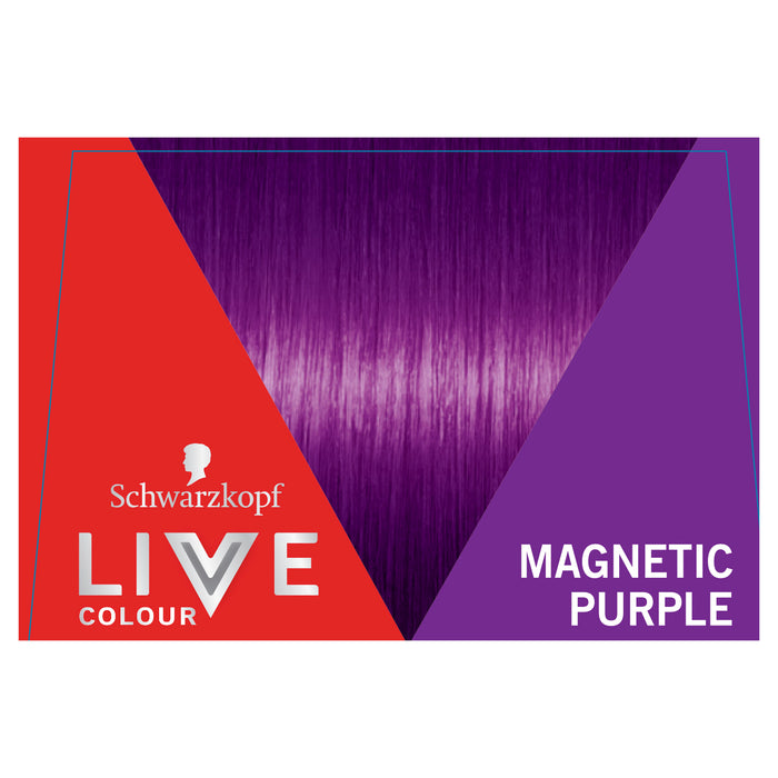 Schwarzkopf Live Colour Ultra Brights Magnetic Purple Hair Colour