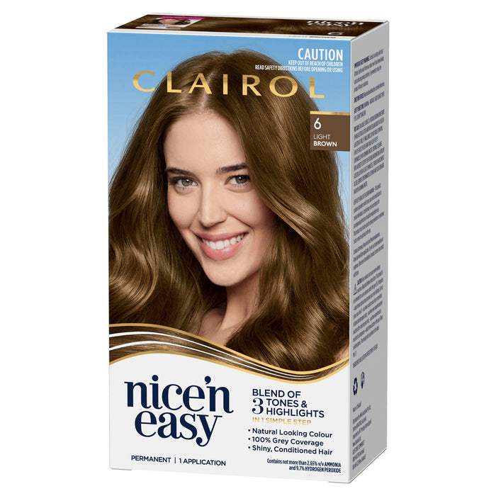 Clairol Nice N Easy 6 Light Brown.