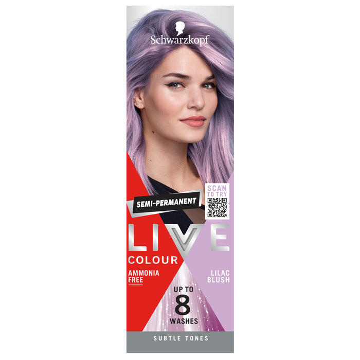 Schwarzkopf LIVE Colour Pastels Lilac Blush 75ml.