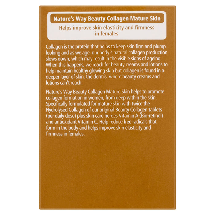 Natures Way Beauty Collagen Mature Skin 120 Tablets.