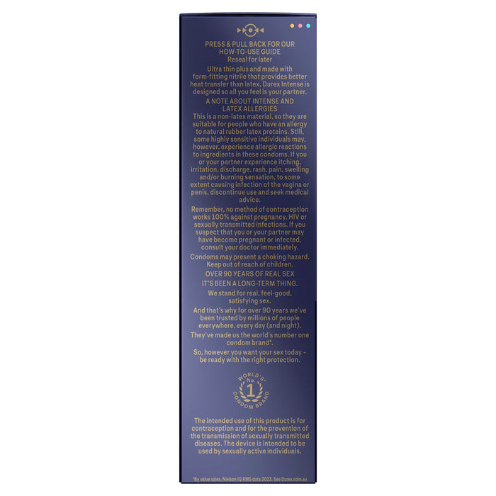 Durex Intense Condom Close Fit 10Pack