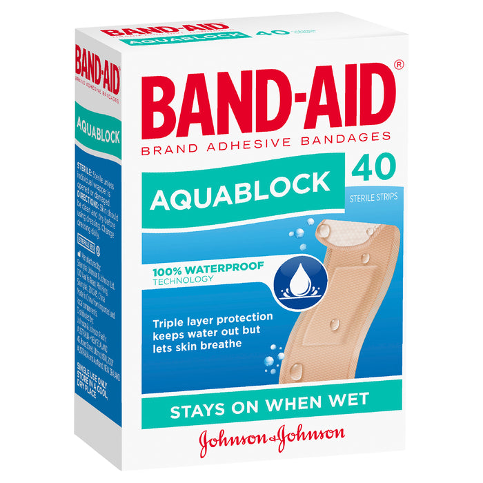 Band-Aid Brand Aquablock Strips 40.