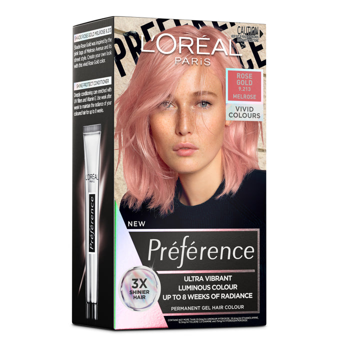 L'Oreal Preference Vivid Colours 9.213 Rose Gold.