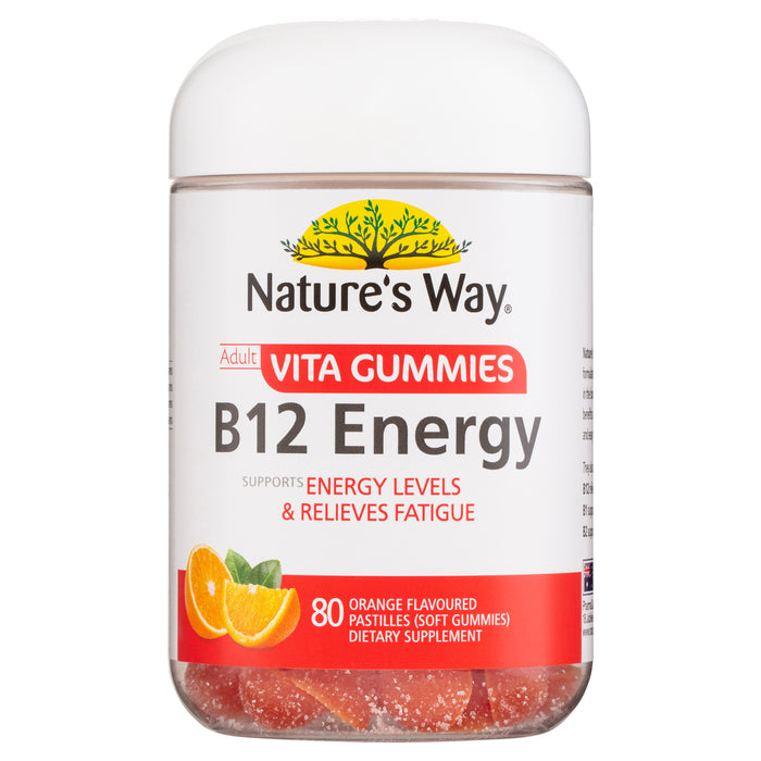 Nature's Way VitaGummies B12 Energy 80 Tab.