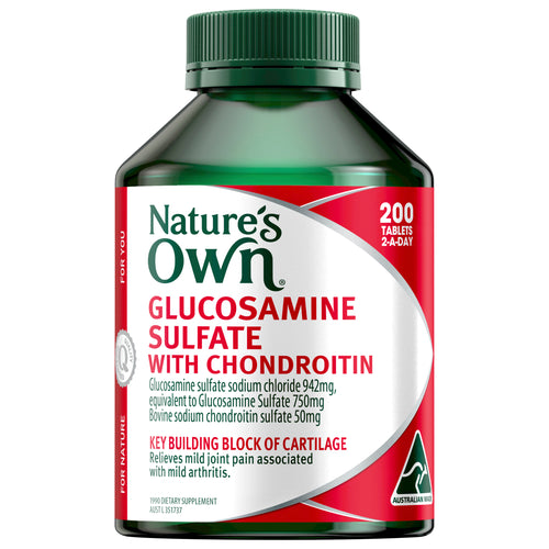 Nature's Own Glucosamine Sulphate with Chondroitin 200 Tablets