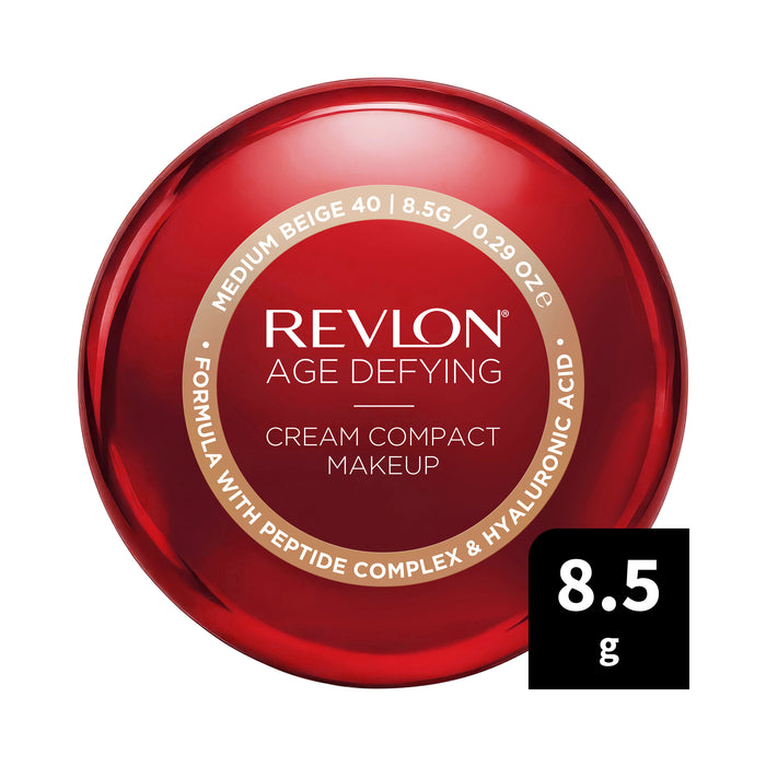 Revlon Age Defying Cream Compact Makeup  Medium Beige 8.5g