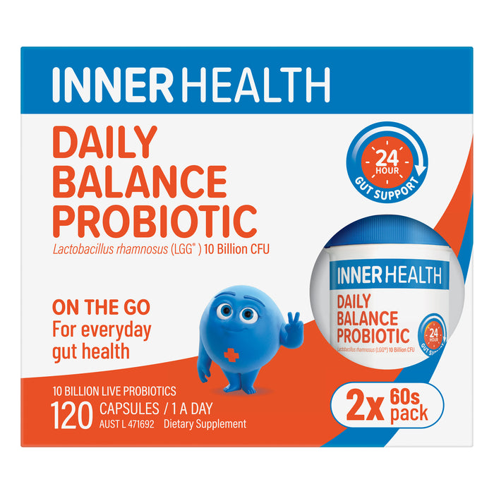 Inner Health Daily Balance Probiotics 120 Capsules