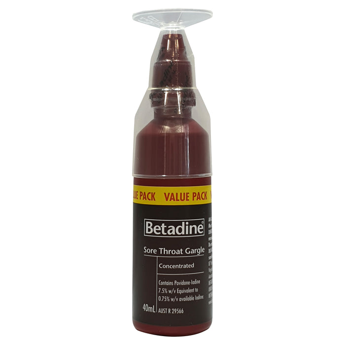Betadine Sore Throat Gargle 40ml.