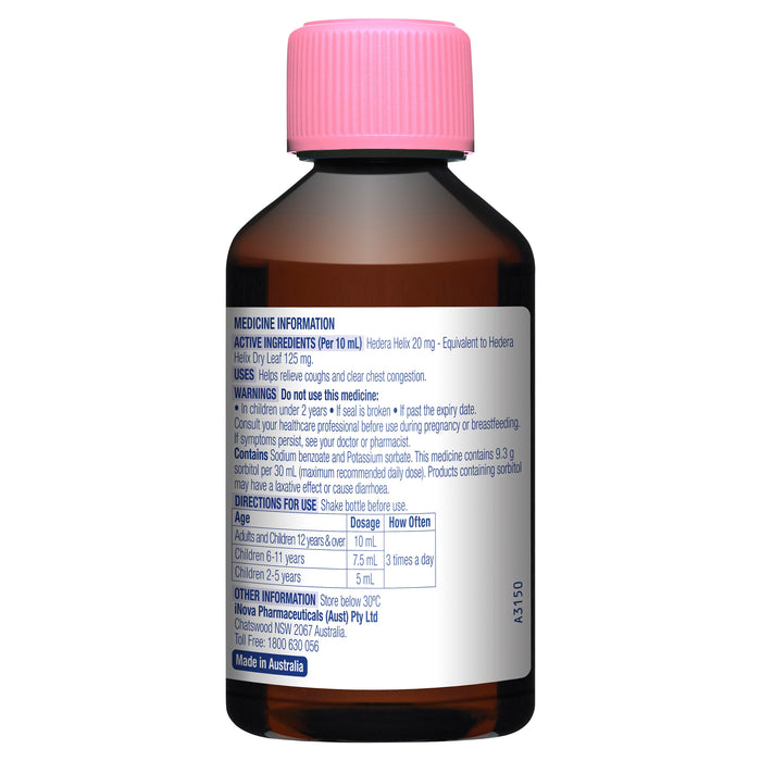Duro-Tuss Children's Cough Liquid Strawberry 200ml.