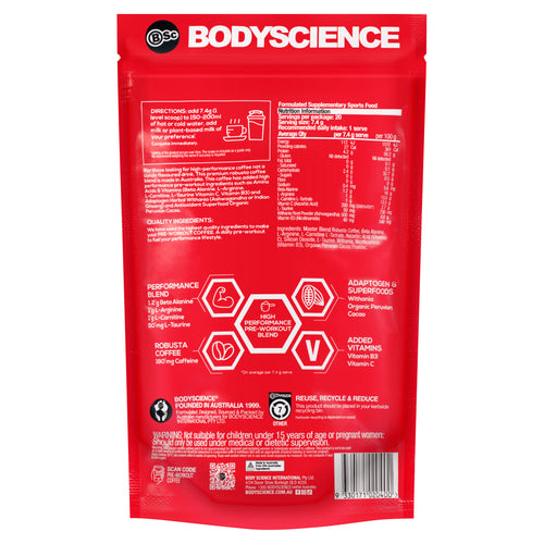Body Science BSC Pre Workout Coffee 150g