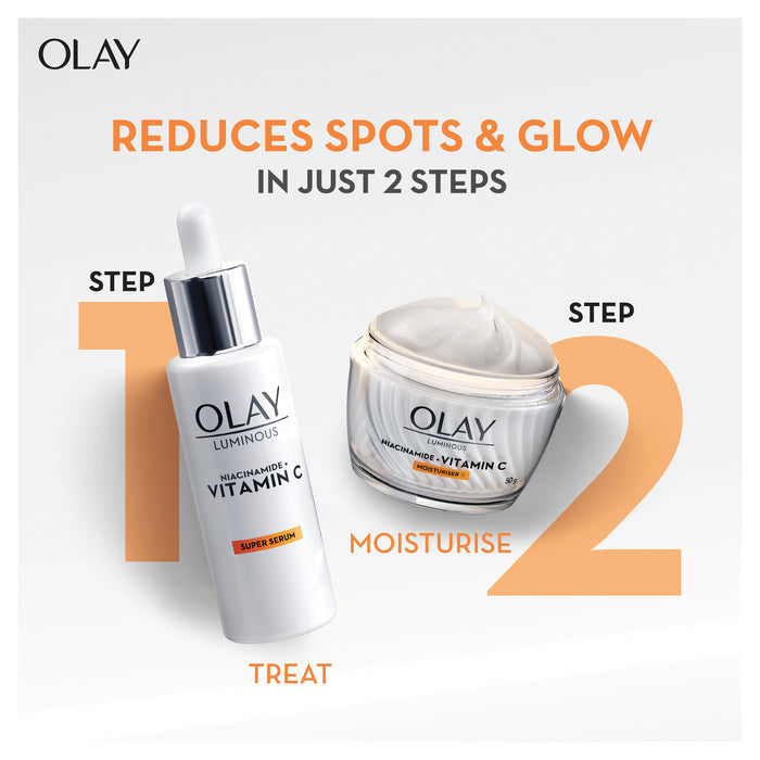 Olay Luminous Niacinamide + Vitamin C Moisturiser 50g