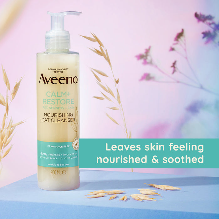 Aveeno Calm+Restore Oat Cleanser 200ml