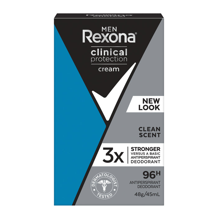 Rexona Men Antiperspirant Deodorant Clinical Clean Scent 45ml.