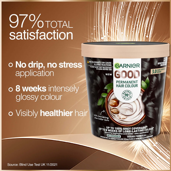 Garnier Good Hair Colour 3.0 Dark Chocolate Brown