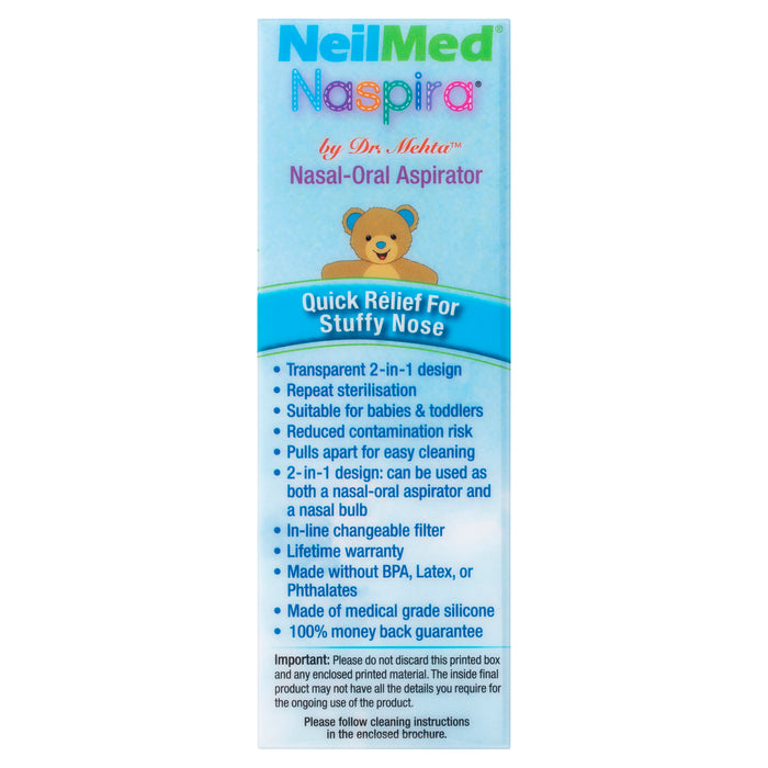 NeilMed Naspira Nasal Oral Asp