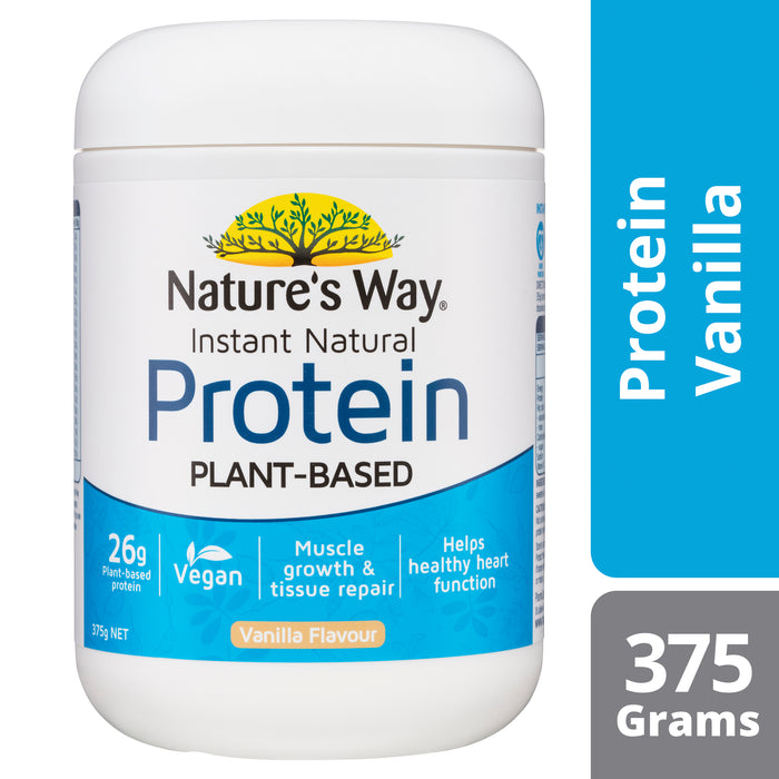 Nature's Way Instant Natural Protein Vanilla 375g.