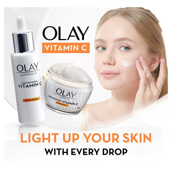 Olay Luminous Niacinamide + Vitamin C Moisturiser 50g