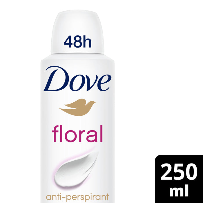 Dove Antiperspirant Aerosol Floral 250mL