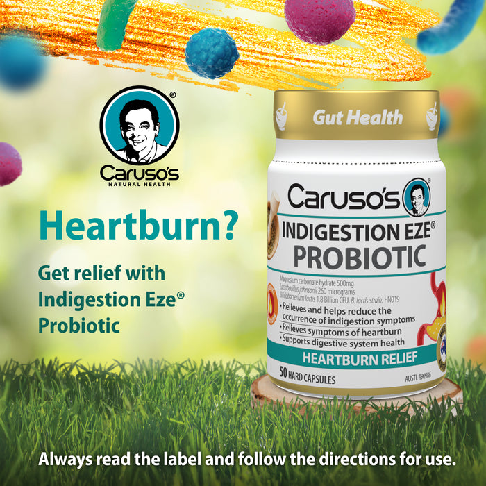 Caruso's Probiotic Indigestion Eze Capsules 50