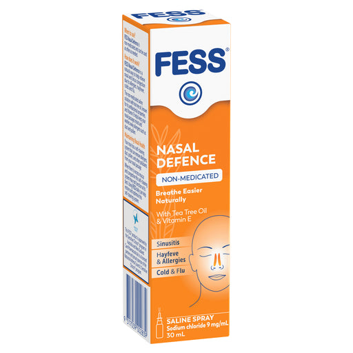 Fess Nasal Defence Non-Medicated Spray 30mL.