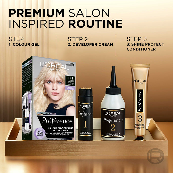 L'Oreal Preference 10.1 Very Very Light Ash Blonde