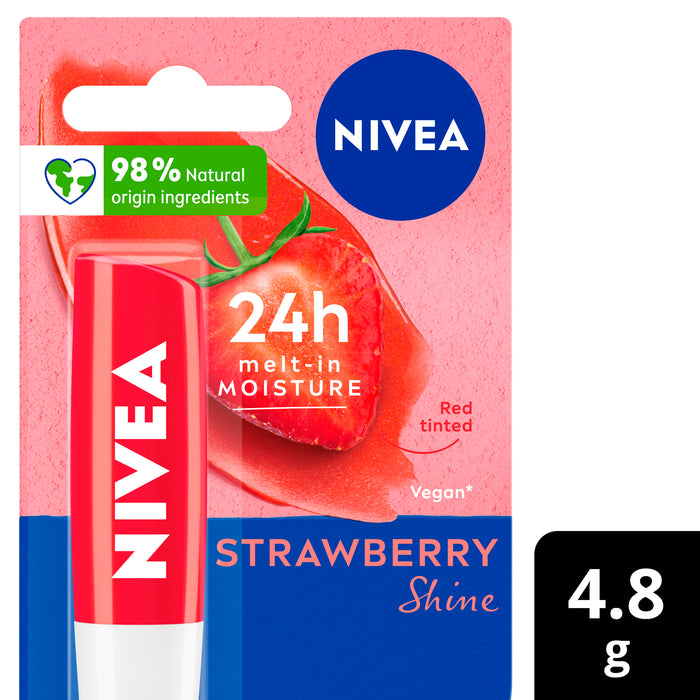 Nivea Lip Care Strawberry Shine 4.8g