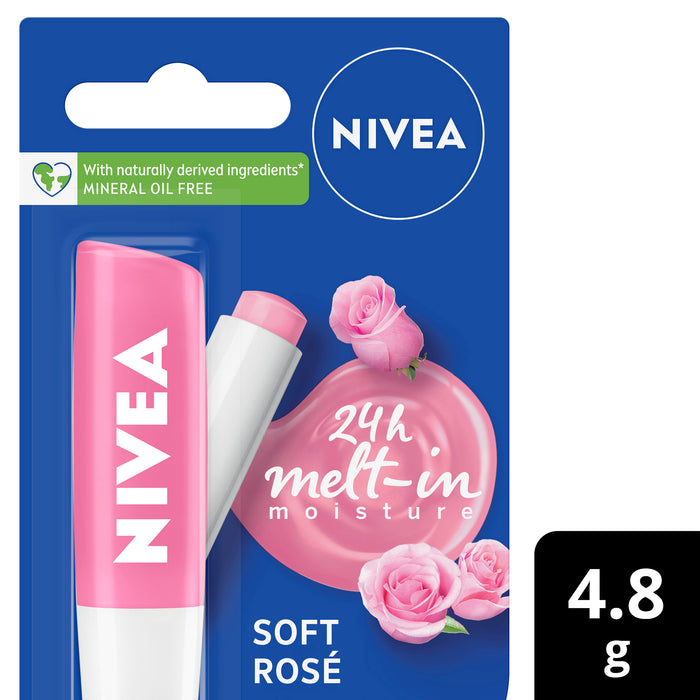 Nivea Lip Care Soft Rose 4.8g