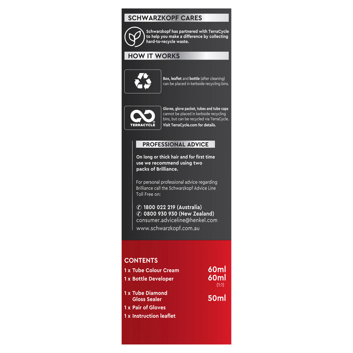 Schwarzkopf Brilliance 03 Dark Amethyst.