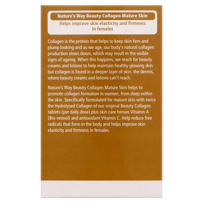 Natures Way Beauty Collagen Mature Skin 60 Tablets.