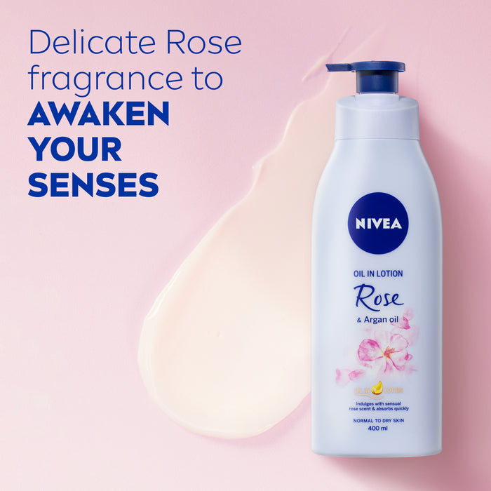 Nivea Oil in Lotion Rose Argan 400ml