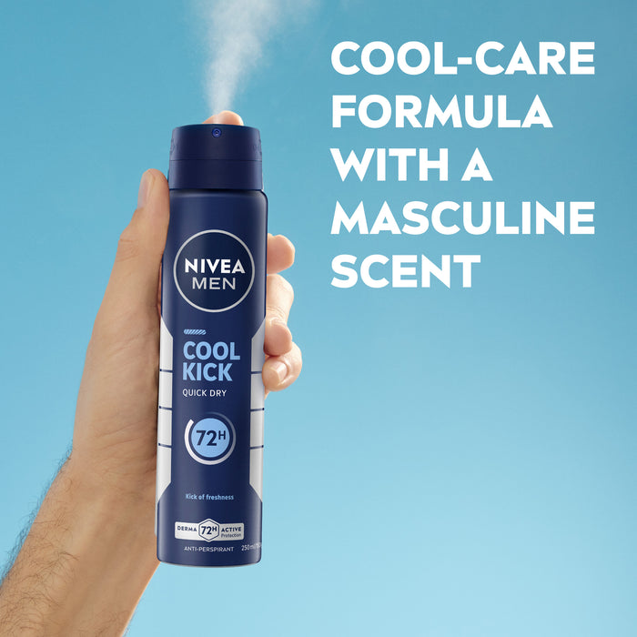 Nivea Men Deodorant Cool Kick Aerosol 250ml.