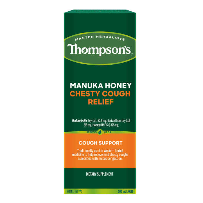 Thompsons Manuka Honey Chesty Cough 200ml