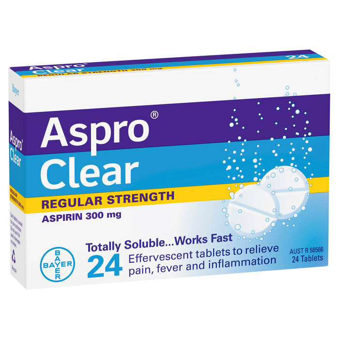 Aspro Clear 300mg Tablets 24